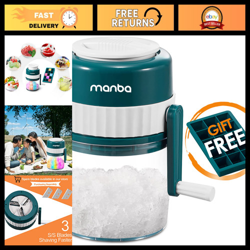 Manual snow cone machine - snow, for
