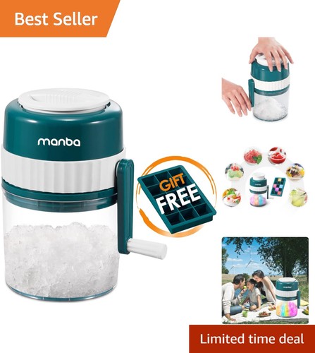 Manual snow cone machine maker - snow,